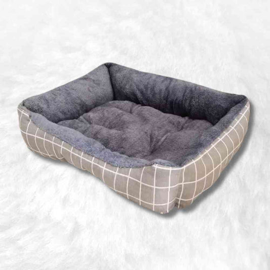Panier Confortable pour Chien gris