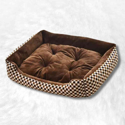Panier Confortable pour Chien marron