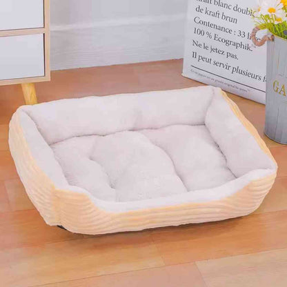 Panier en Tissu pour Chien beige maison