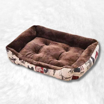 Panier en Tissu pour Chien marron