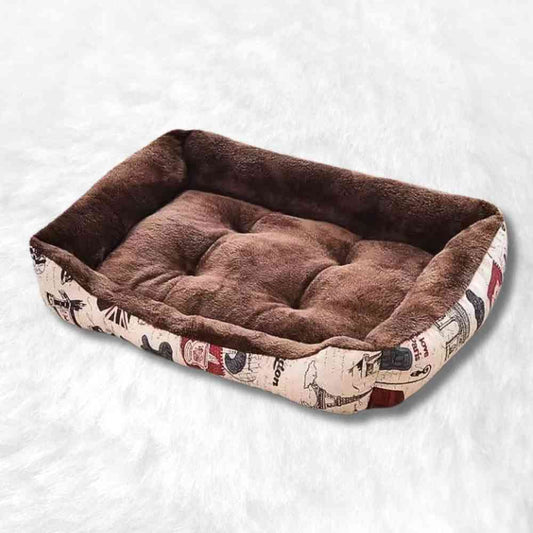 Panier en Tissu pour Chien marron