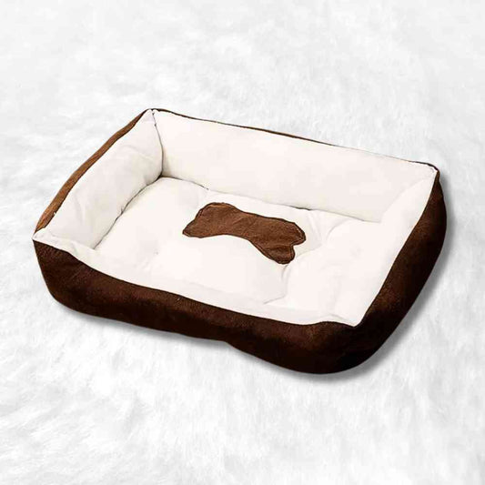 Panier et Coussin pour Chien marron