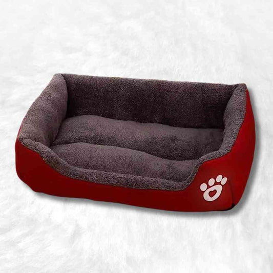 Panier et Coussin pour Chien rouge​